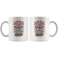 This Girl Has Fought A Thousand Battles Cried Tears & Is Still Standing Beautiful Born In January Birthday White Coffee Mug