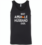 Best Asshole Husband Ever Black Hole - Canvas Unisex Tank