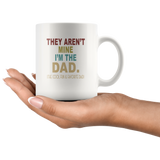 They aren't mine I'm the cool fun and favorite dad father's day gift white coffee mug