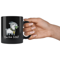 I'm the Goat black gift coffee mug