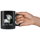 I'm the Goat black gift coffee mug