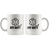 Off Duty Star Of Life White Coffee Mug