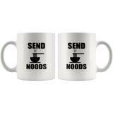 Send Noods White Coffee Mug