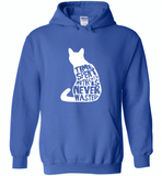 Time spent with cats is never wasted design - Gildan Heavy Blend Hoodie