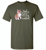 Time spent with cats is never wasted version - Gildan Short Sleeve T-Shirt