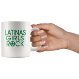 Latinas Girls Rock Funy Gift White Coffee Mug