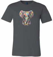 Baby elephant autism awareness - Canvas Unisex USA Shirt