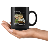 To The World You're Just One Person Ellie But To Me You're My Entire World Carl Black Coffee Mug