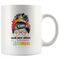 Nurse I'm Not The Most Women Hair Bun White Coffee Mug