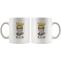 Notorious RBG Ruth Supreme Bader Court Ginsburg White Coffee Mug