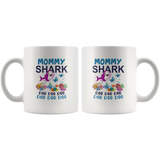 Mommy shark doo doo mom mother gift white coffee mugs