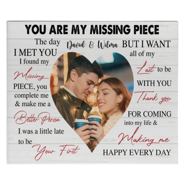 Personalised Husband Valentines Card Valentines Day for Him Happy