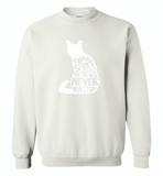 Time spent with cats is never wasted design - Gildan Crewneck Sweatshirt