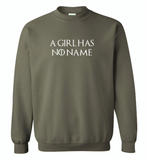 A girl has no name - Gildan Crewneck Sweatshirt