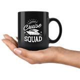 Cruise squad 2019 black coffee mug