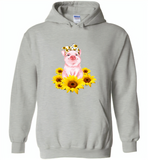 Sunflower pig - Gildan Heavy Blend Hoodie