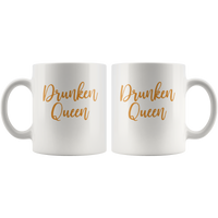 Drunken Queen White Coffee Mug