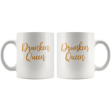 Drunken Queen White Coffee Mug