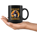 In My Defense The Moon Was Full And I Was Left Unsupervised Witch Halloween Gift Black Coffee Mug