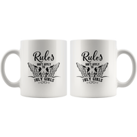 Rules Don't Apply To July Girls Birthday Gift White Coffee Mug