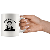 Michael Lay All Day Myers White Coffee Mug