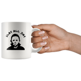 Michael Lay All Day Myers White Coffee Mug