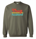 Thug Husband Vintage Classic - Gildan Crewneck Sweatshirt