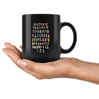 Harry All Characters Potter Black coffee mug