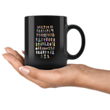 Harry All Characters Potter Black coffee mug