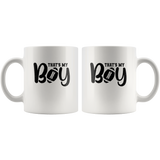 That’s My Boy Football Love FootBall White Coffee Mug