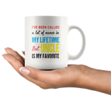 A lot of names in mylife but uncle is my favorite coffee mug, gift for uncle