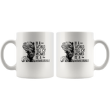 In A World Full Of Moms Be A Mamasaurus Funny Mothers Day Gift For Mamasaurus Mom Wife Women White Coffee Mug