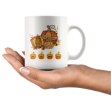 Personalized Grandma Est Halloween Gift Idea For Grandma Mom Nana Mimi From Grandkid Kids Custom Name White Coffee Mug