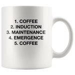 Coffee Induction Maintenance Emergence Coffee White Coffee Mug