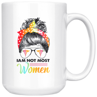 Nurse I'm Not The Most Women Hair Bun White Coffee Mug