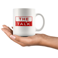 The talk White Coffee Mug