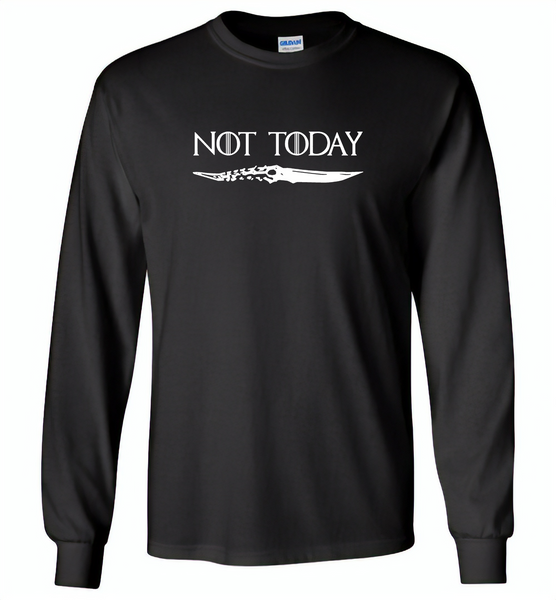 Air Arya Not Today Stark Tee - Gildan Long Sleeve T-Shirt