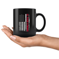 El Paso Strong American Flag Black Coffee Mug