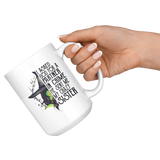 I Asked God For A Partner In Crime He Sent Me My Crazy Sister Witch Halloween Gift White Coffee Mug
