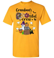 Personalized Halloween Gift Ideas For Grandma From Grandkids, Halloween Grandma Gift T Shirt