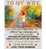 Personalized To My Wife Day Met You I Found Missing Piece All My Last Be With You Gift From Husband Fleece Blanket
