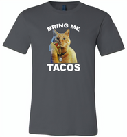 The cat bring me tacos goose - Canvas Unisex USA Shirt
