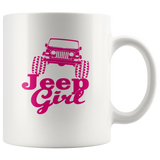 Official Jeep Girl Lover White Coffee Mug