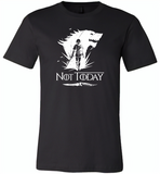 Air Arya Not Today Stark Got - Canvas Unisex USA Shirt