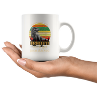 Don't mess with unclesaurus you'll get jurasskicked funny white gift coffee mugs