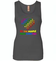 We the people mean everyone lgbt gay pride - Womens Jersey Tank