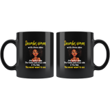 December Woman With Three Sides quiet funny crazy side You Never Want To See Birthday Gift Black Coffee Mug