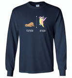 Your mom sloth my mom unicorn, mother's day gift - Gildan Long Sleeve T-Shirt