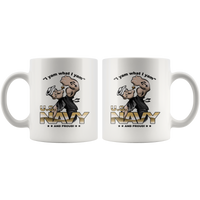 I Yam What I Yam US Navy Popeye And Proud Sailor White Coffee Mug
