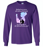 Behind Every Nurse Believes In Herself Is A Nurse Mom Who Believed In Her First Mother's Day Gift - Gildan Long Sleeve T-Shirt